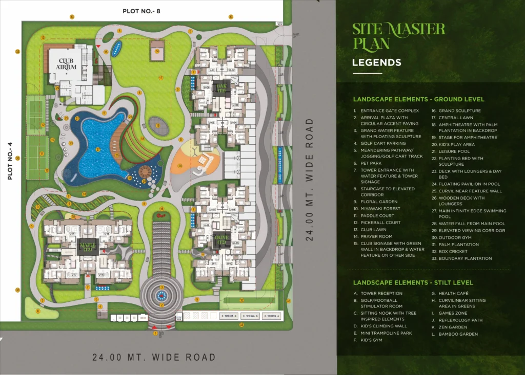 Divyansh Green Heights Site Plan